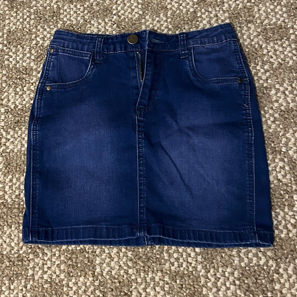 Petal & Pup Foxy Skirt - Blue Wash